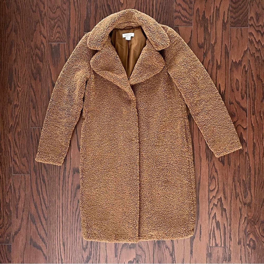 Rachel Zoe Sherpa Long Jacket